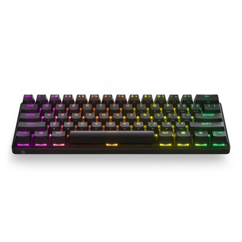Klawiatura gamingowa SteelSeries Apex Pro Mini klawiatura do gier Światło LED RGB US Wireless OmniPoint Regulowany przełącznik Klawiatura gamingowa SteelSeries Apex Pro Mini klawiatura do gier Światło LED RGB US Wireless OmniPoint Regulowany przełącznik