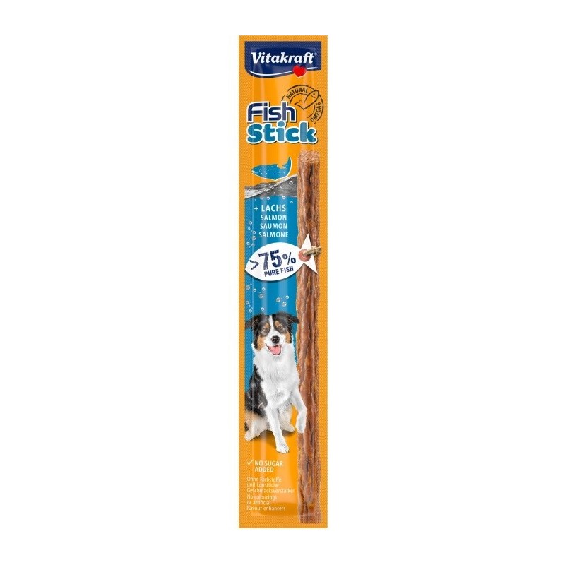 VITAKRAFT FISH STICK 1szt łosoś przysmak dla psa 15g