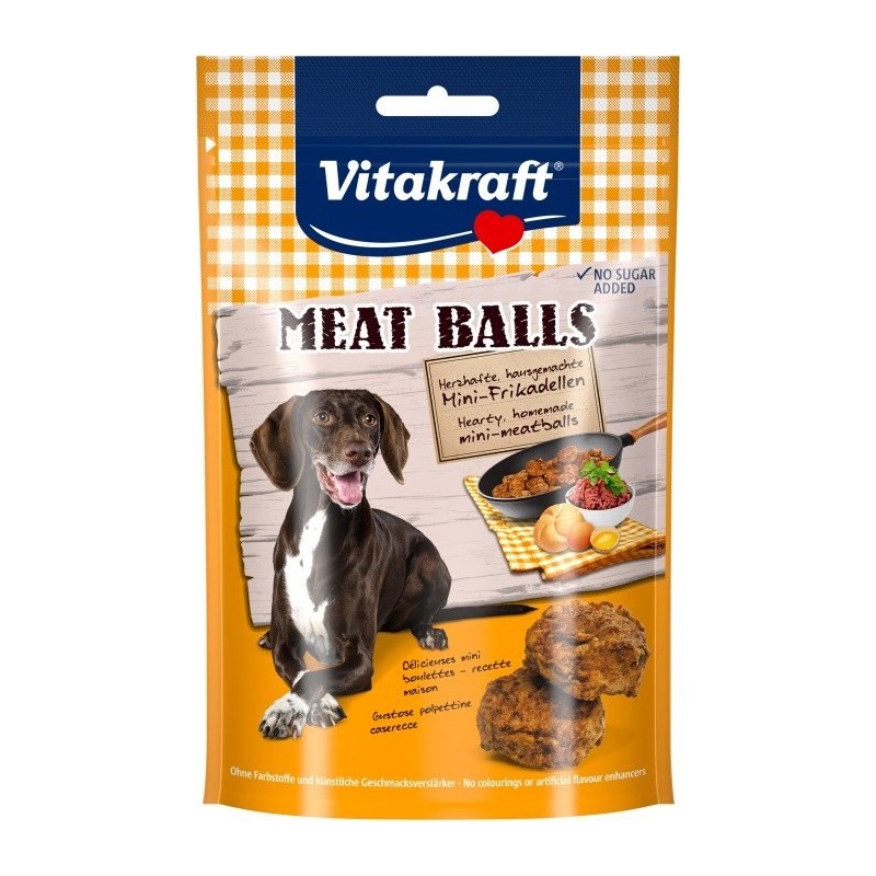 VITAKRAFT MEAT BALLS przysmak dla psa 80g