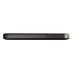 ZENS Slim Qi2 Aluminium Powerbank - magnetyczny powerbank 5000 mAh kompatybilny z MagSafe i Qi2 (black)