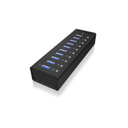 ICY BOX IB-AC6110 USB 3.2 Gen 1 (3.1 Gen 1) Type-B 5000 Mbit/s Czarny