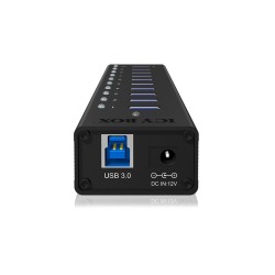 ICY BOX IB-AC6110 USB 3.2 Gen 1 (3.1 Gen 1) Type-B 5000 Mbit/s Czarny