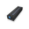 ICY BOX IB-AC6110 USB 3.2 Gen 1 (3.1 Gen 1) Type-B 5000 Mbit/s Czarny
