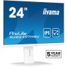 Iiyama TFT XUB2497HSU IPS 24'' HDMI/DP/2xUSB/hoev/weiß - Płaski ekran - 60.5 cm