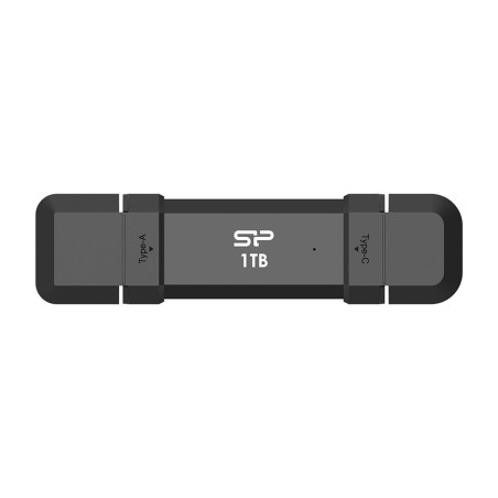 SSD Silicon Power DS72 1TB USB-A USB-C Black