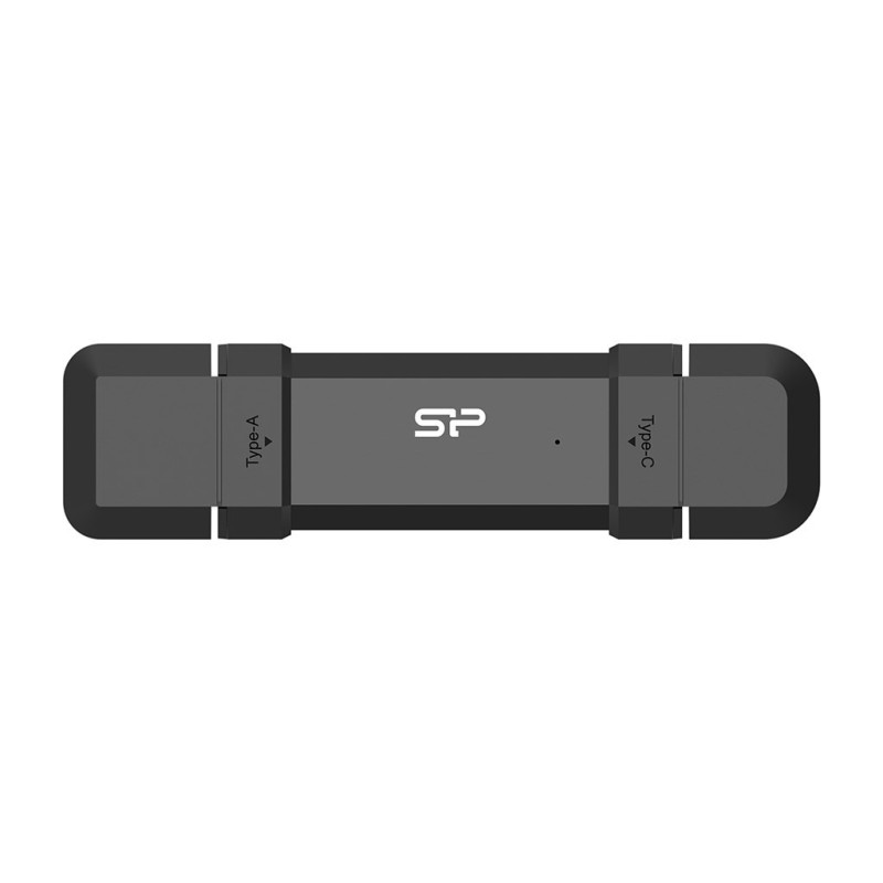 SSD Silicon Power DS72 250GB USB-A USB-C Black SSD Silicon Power DS72 250GB USB-A USB-C Black