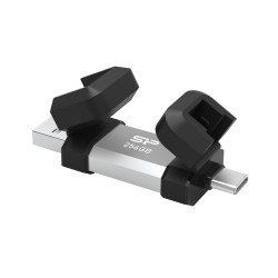 Silicon Power C51 256GB USB-A USB-C Silver