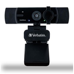Verbatim 49580 kamera internetowa 3840 x 2160 px USB 2.0 Czarny
