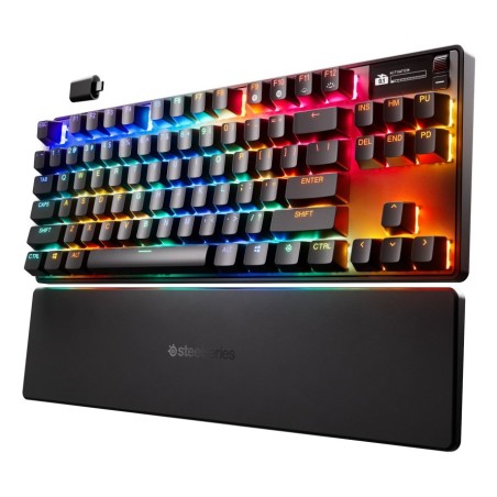 SteelSeries Klawiatura Gaming Apex Pro TKL Gen 3 US Layout Bluetooth Czarna 2.4 GHz / Bluetooth/ Wired OmniPoint 3.0 Adjustable