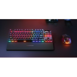 SteelSeries Klawiatura Gaming Apex Pro TKL Gen 3 US Layout Bluetooth Czarna 2.4 GHz / Bluetooth/ Wired OmniPoint 3.0 Adjustable