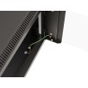 Szafa instalacyjna rack wisząca 19" 6U 540x350 czarna drzwi przeszklone LANBERG (Flat Pack)