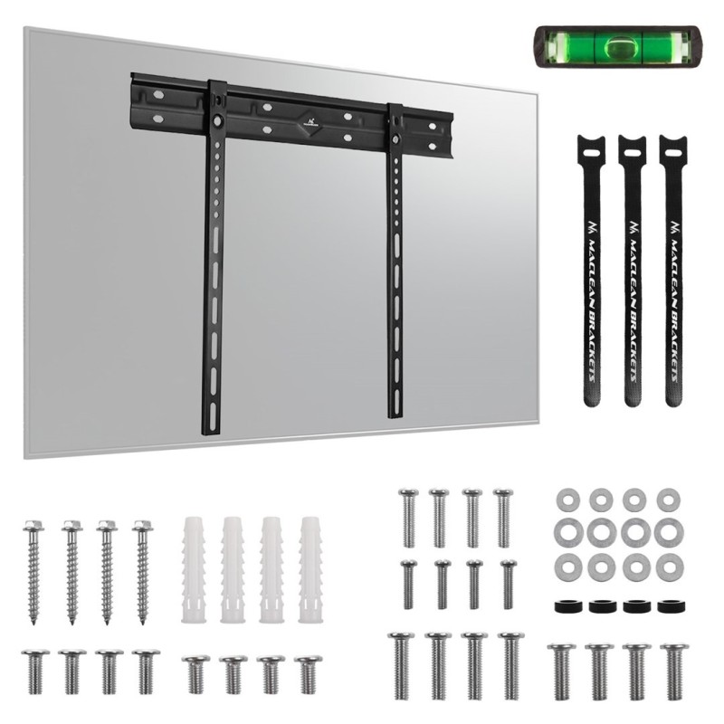 MACLEAN ULTRA PŁASKI UCHWYT ŚCIENNY DO TV, 40-85", MAX VESA 600X400, OBCIĄŻENIE DO 80KG MC-123 MACLEAN ULTRA PŁASKI UCHWYT ŚCIENNY DO TV, 40-85", MAX VESA 600X400, OBCIĄŻENIE DO 80KG MC-123
