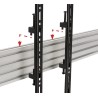 B-Tech Ramiona montażowe SYSTEM X BT8390-VESA400F/B