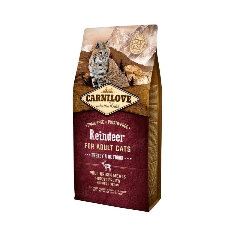 CARNILOVE CAT REINDEER ENERGY&OUTDOOR 6kg CARNILOVE CAT REINDEER ENERGY&OUTDOOR 6kg