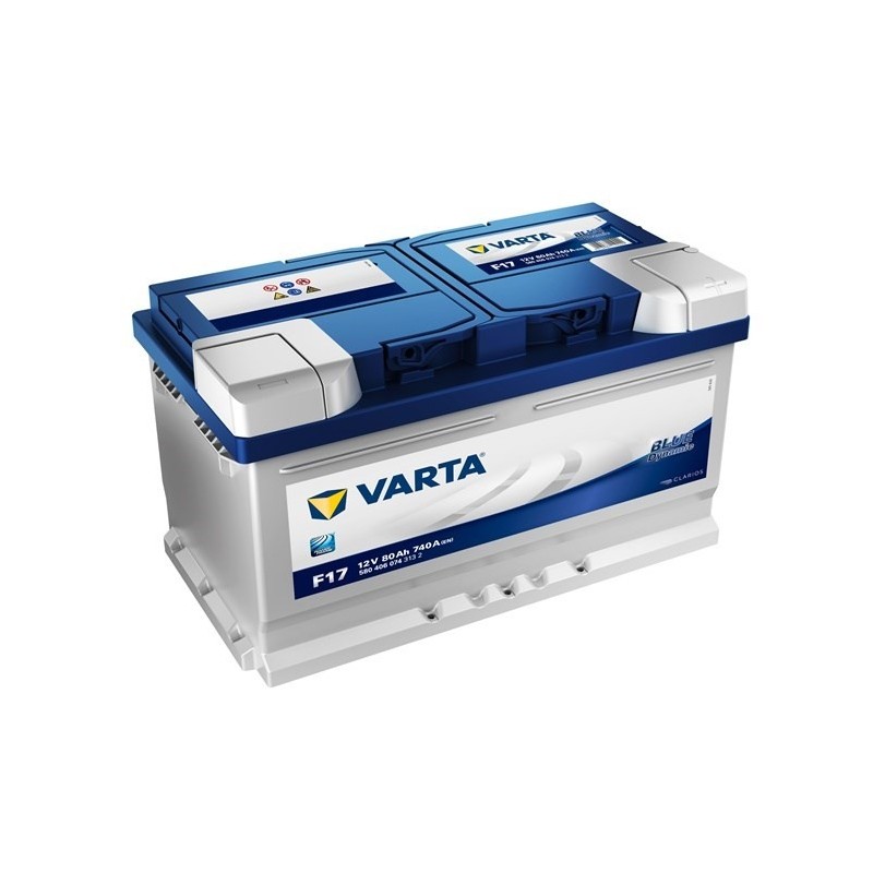 Akumulator rozruchowy VARTA 12V 80Ah/740A (P+ standardowy) 315x175x175 B13