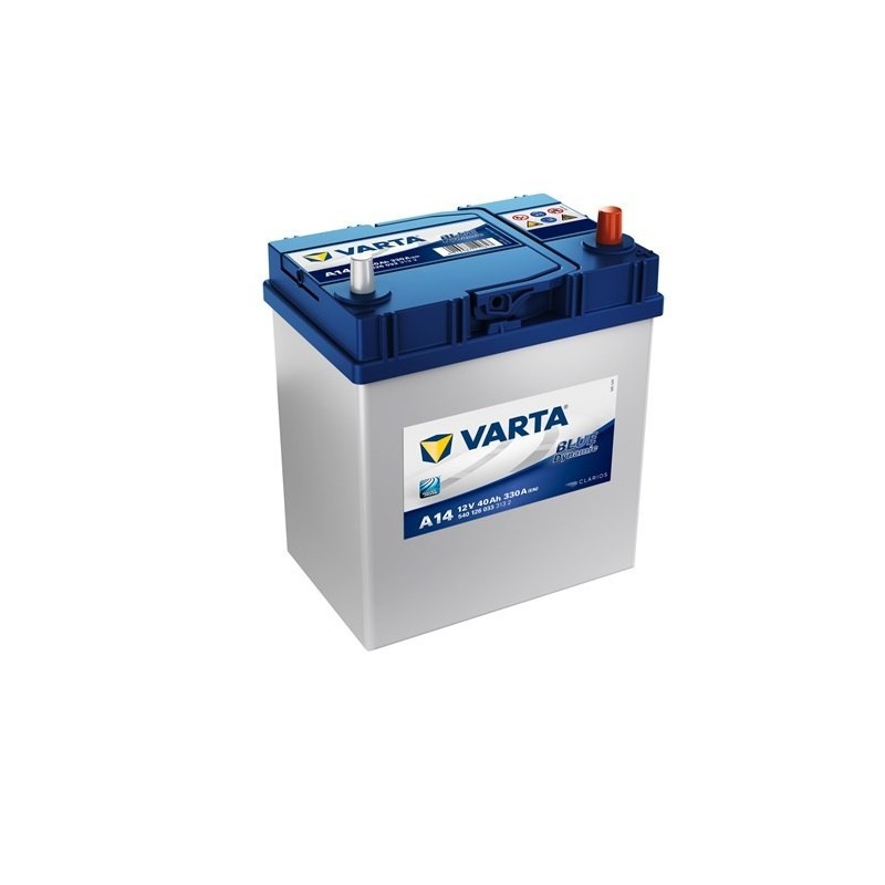Akumulator VARTA 12V 40Ah/330A (P+ biegun cienki dla pojazdów japońskich) 187x127x227 B00 (rozruchowy)