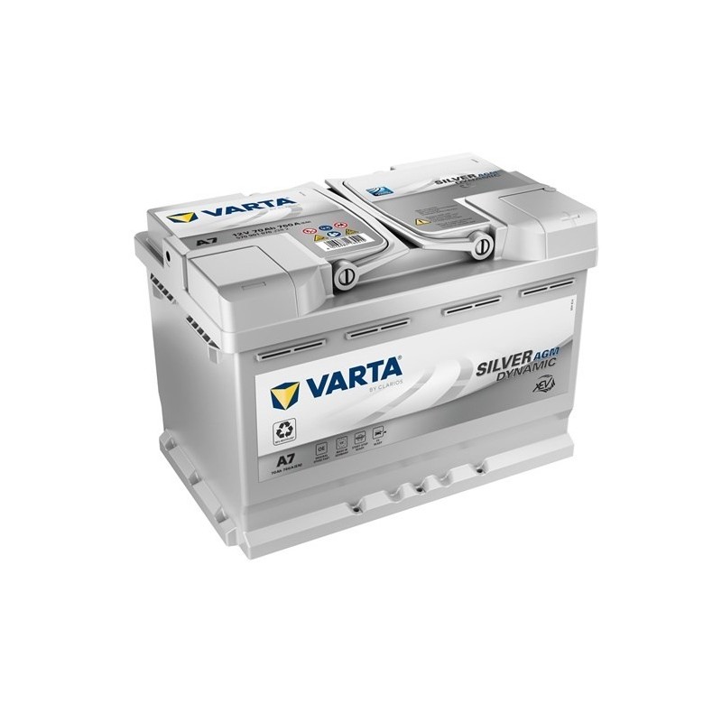 Akumulator VARTA 12V 70Ah/760A START&STOP AGM (P+ standardowy) 278x175x190 B13 (agm/rozruchowy)
