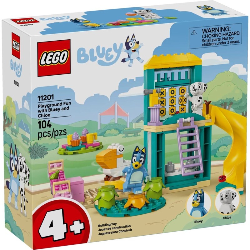 Lego 11201 Bluey - Blue i Łatko na placu zabaw Lego 11201 Bluey - Blue i Łatko na placu zabaw