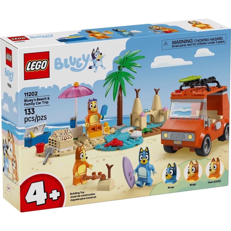 Lego 11202 Bluey - Blue i rodzinna wycieczka samochodem Lego 11202 Bluey - Blue i rodzinna wycieczka samochodem
