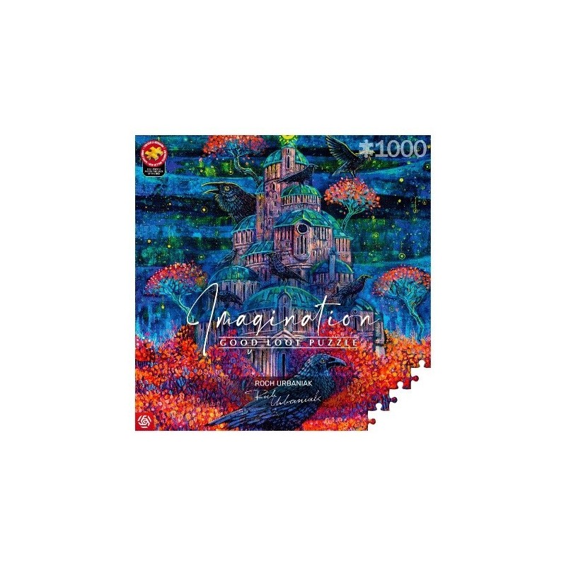 Puzzle Good Loot Imagination: Roch Urbaniak Twierdza Pani Kruków / Raven Queen's Fortress 1000 elementów Puzzle Good Loot Imagination: Roch Urbaniak Twierdza Pani Kruków / Raven Queen's Fortress 1000 elementów