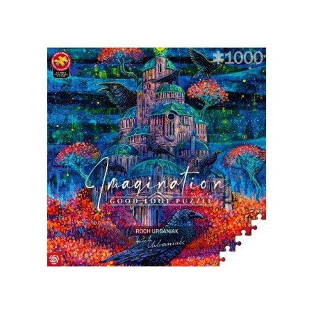Puzzle Good Loot Imagination: Roch Urbaniak Twierdza Pani Kruków / Raven Queen's Fortress 1000 elementów