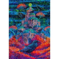 Puzzle Good Loot Imagination: Roch Urbaniak Twierdza Pani Kruków / Raven Queen's Fortress 1000 elementów