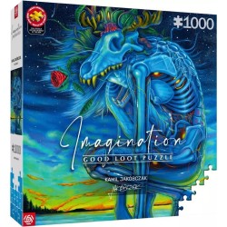 Puzzle Good Loot Imagination: Kamil Jakóbczak Biały Wilk / White Wolf 1000 elementów