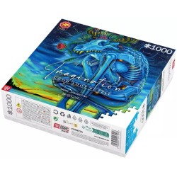 Puzzle Good Loot Imagination: Kamil Jakóbczak Biały Wilk / White Wolf 1000 elementów