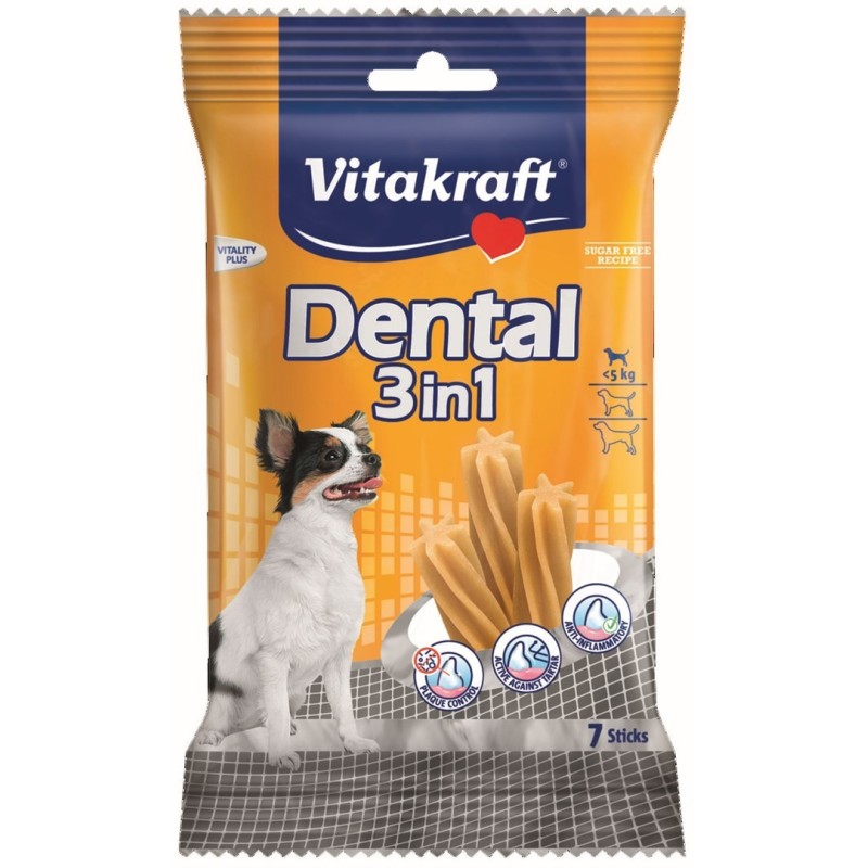 VITAKRAFT DENTAL 3w1 XS przysmak dla psa 70g