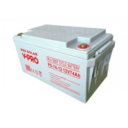 AKUMULATOR VOLT POLSKA DEEP CYCLE VPRO SOLAR 12V 74Ah VRLA BEZOBSŁUGOWY