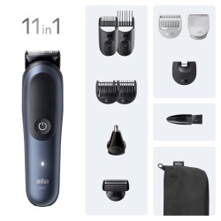 Brązowy trymer do brody/włosów/trymer AllinOne Style Kit AIO7540 (245036)
