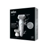 Depilator Braun Silk-épil 9 9-041, Srebrny, 40 pęset, MicroGrip, Bateria, 100 - 240 V, 50/60 Hz