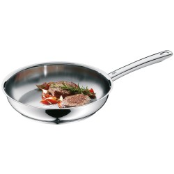WMF Profi 0794649991 - Okrągła - Patelnia uniwersalna - Stal nierdzewna - 250 °C - Ceramika - Gaz - Halogen - Indukcja - Stal