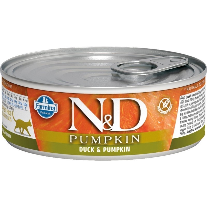 FARMINA N&D Pumpkin Duck & Pumpkin - mokra karma dla kota - 70 g