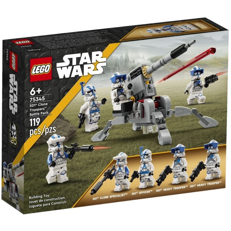 LEGO Star Wars 75345 Zestaw bitewny - żołnierze-klony z 501. legionu