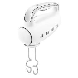 Mikser ręczny Smeg HMF01WHEU w kremie w stylu retro z lat 50.
