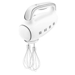 Mikser ręczny Smeg HMF01WHEU w kremie w stylu retro z lat 50.