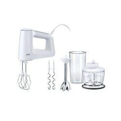 Braun MultiMix 3 HM 3137 - Mikser ręczny - Biały - 500 W - Tworzywo sztuczne - Stal nierdzewna - 75 mm