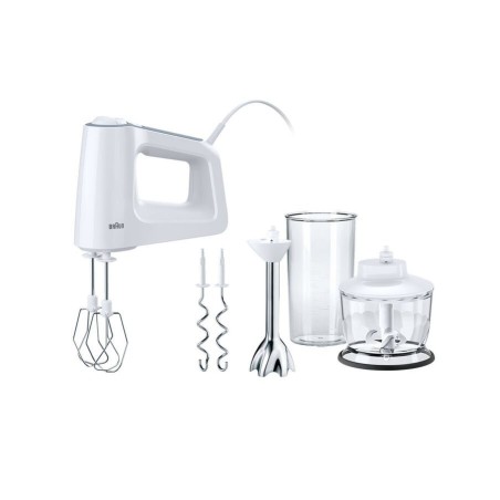 Braun MultiMix 3 HM 3137 - Mikser ręczny - Biały - 500 W - Tworzywo sztuczne - Stal nierdzewna - 75 mm