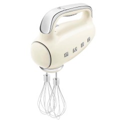 Mikser ręczny Smeg HMF01CREU w kremie w stylu retro z lat 50.