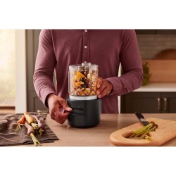 Kitchenaid 5KFCR500BM Go Bezprzewodowy rozdrabniacz (bez baterii) Matowa czerń