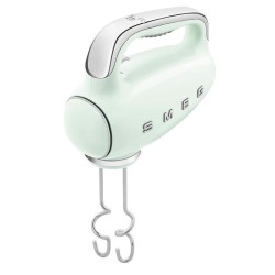 Mikser ręczny Smeg HMF01PGEU w stylu retro z lat 50. Pastelowa zieleń