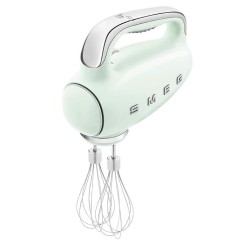 Mikser ręczny Smeg HMF01PGEU w stylu retro z lat 50. Pastelowa zieleń
