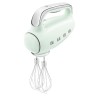 Mikser ręczny Smeg HMF01PGEU w stylu retro z lat 50. Pastelowa zieleń
