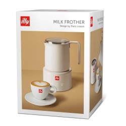 Spieniacz do mleka illy biały autorstwa Piero Lissoni