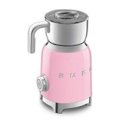Ekspres do kawy Smeg MFF11PKEU Mleczny Krem Styl 50's Cadillac różowy
