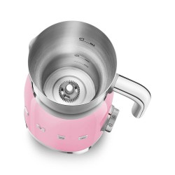 Ekspres do kawy Smeg MFF11PKEU Mleczny Krem Styl 50's Cadillac różowy
