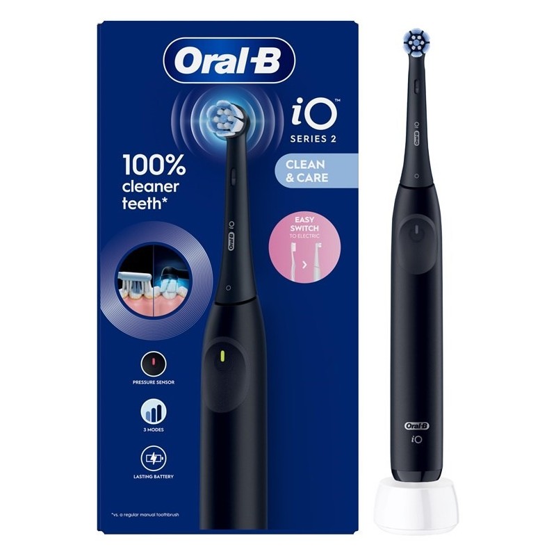 Oral-B iO2 Elektrinis Dantu Šepetelis Night Juodas