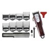 Bezprzewodowy klips Wahl Magic Clip, bordowy, 0.8 mm, 2.5 mm, 4 cm, stal, DC