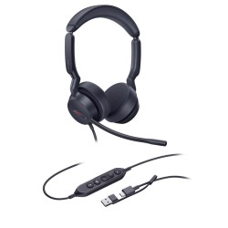Dwustronny zestaw słuchawkowy Yealink UH44 Teams USB-C/A